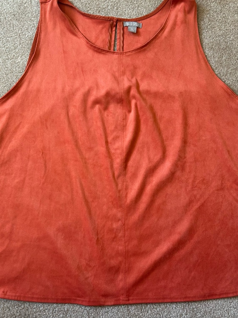 Falls Creek coral Sleeveless top women’s 3X